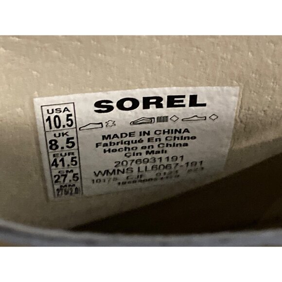 Sorel Women's Brex Zip Chelsea Boot 10.5 - Waterproof Leather with Block Heel - Picture 6 of 6